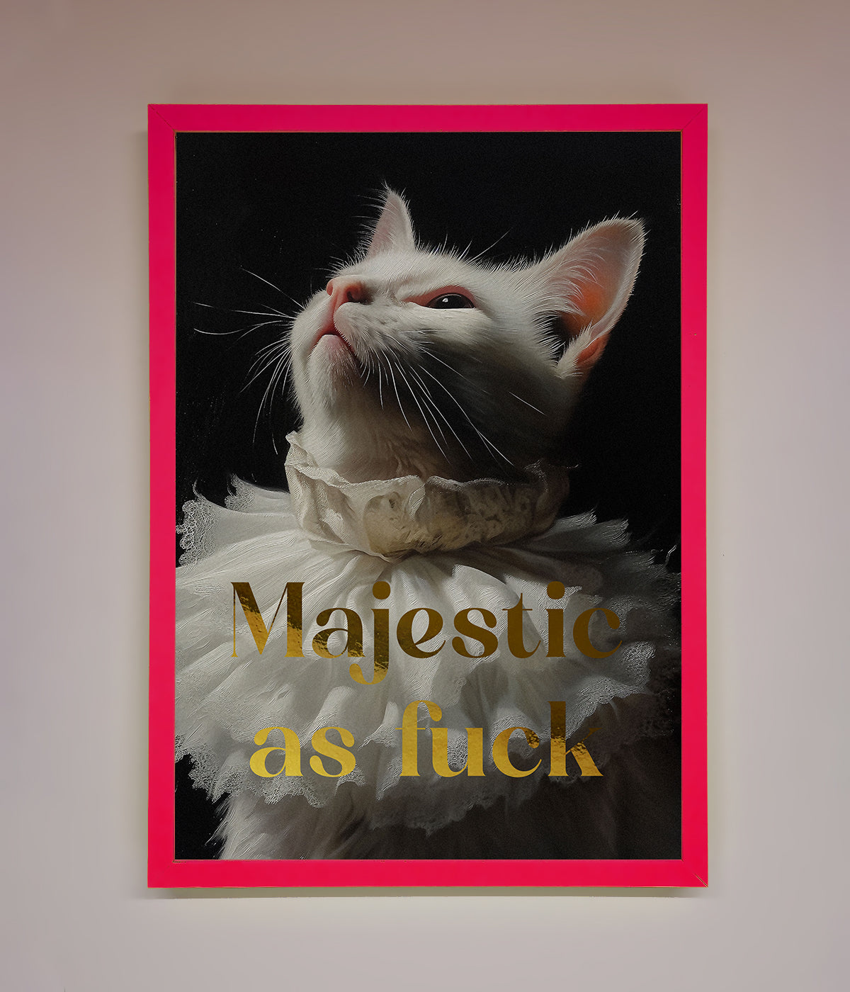 Majestic As Foil Print print