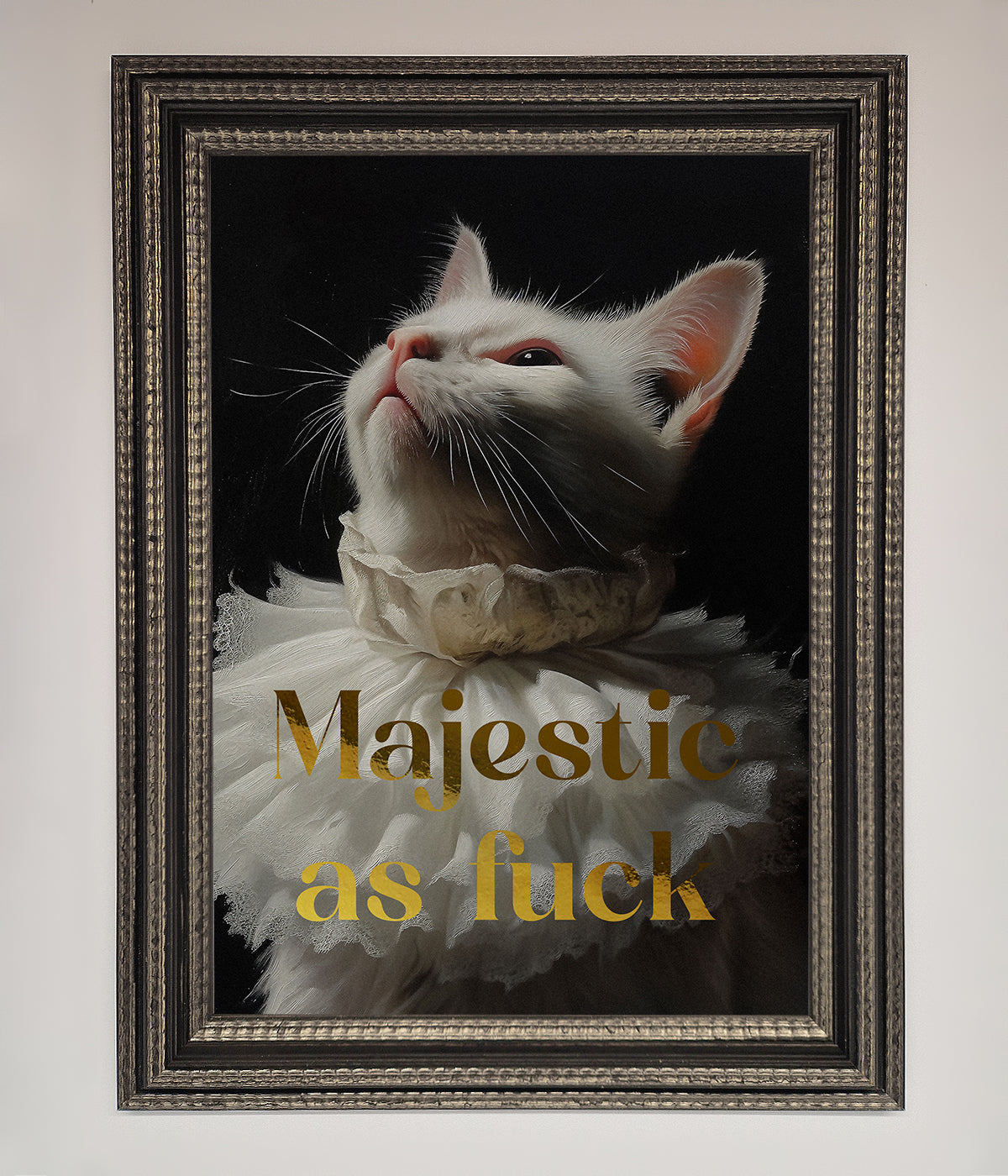 Majestic As Foil Print print