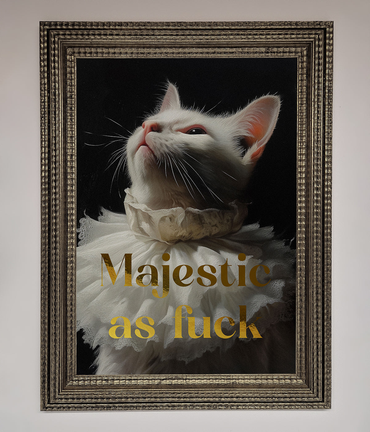 Majestic As Foil Print print