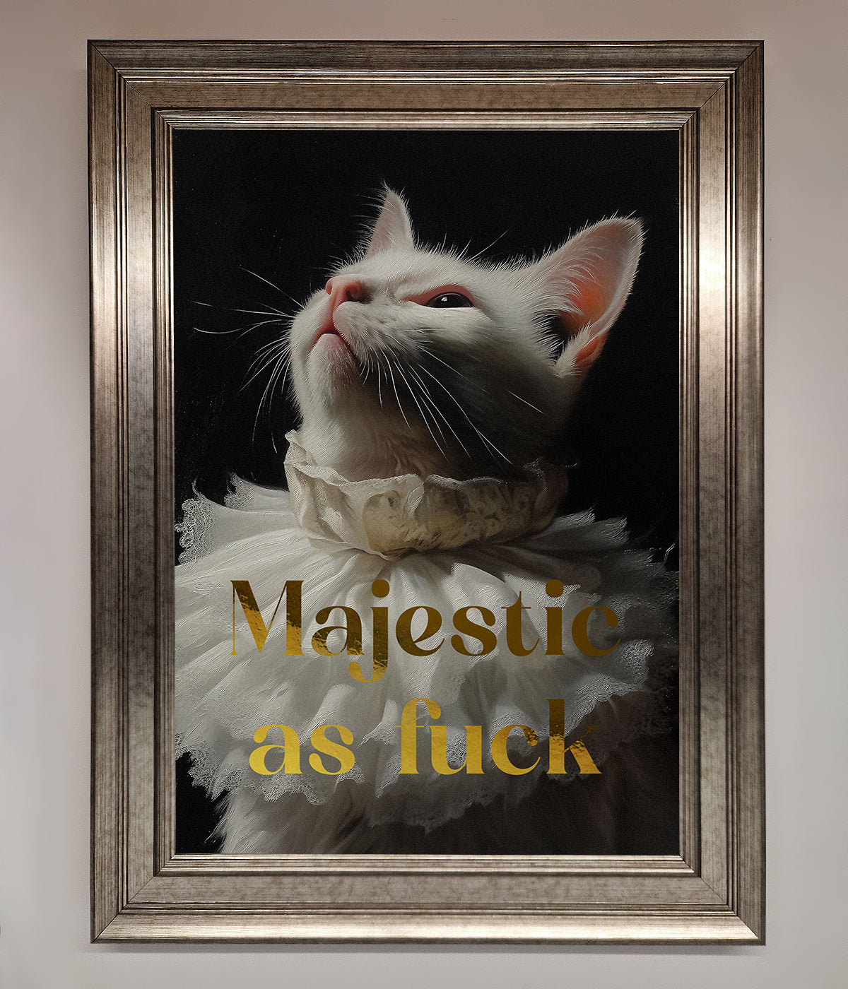 Majestic As Foil Print print