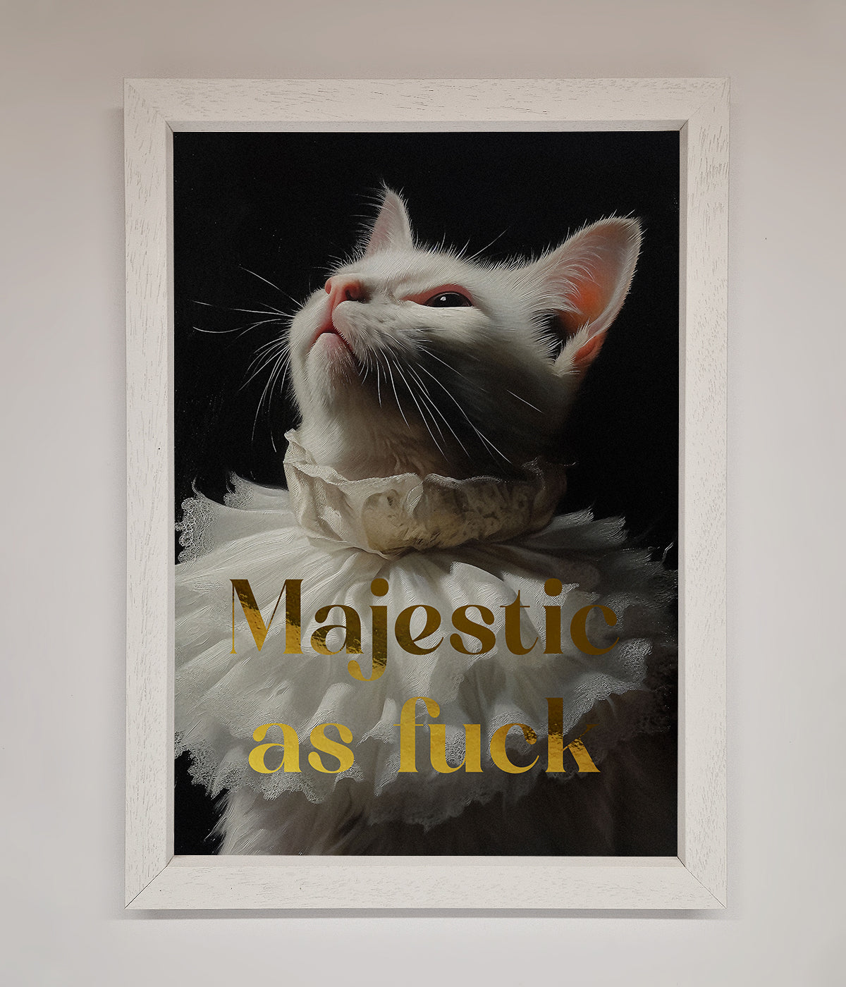 Majestic As Foil Print print