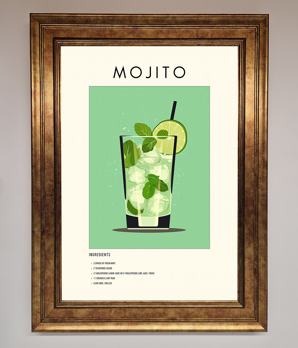 Mojito Framed Poster print