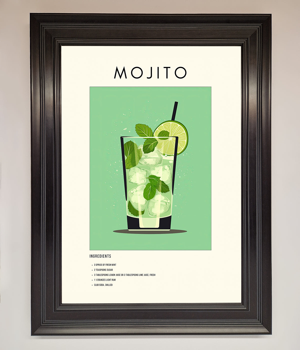 Mojito Framed Poster print