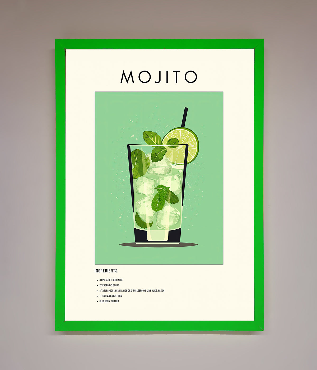 Mojito Framed Poster print