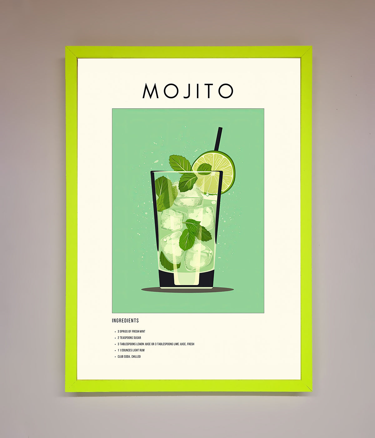 Mojito Framed Poster print