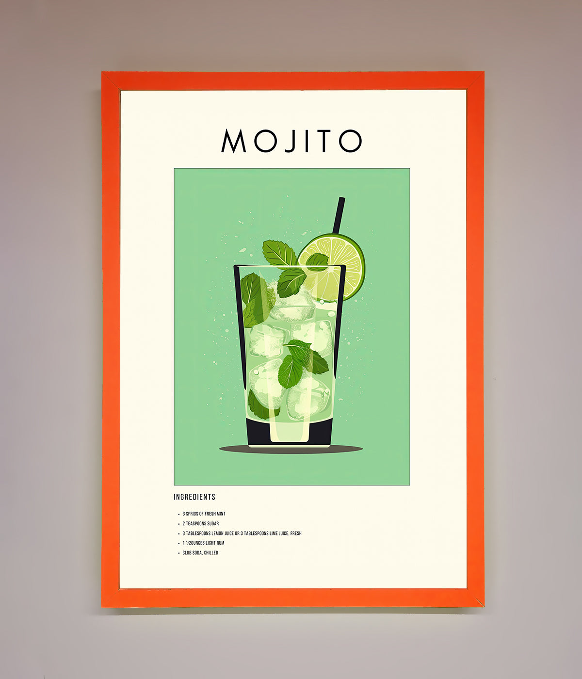 Mojito Framed Poster print