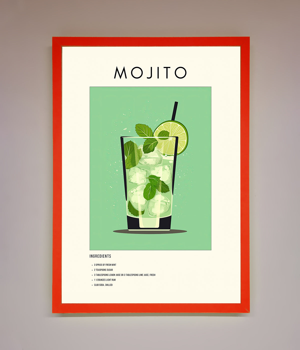 Mojito Framed Poster print