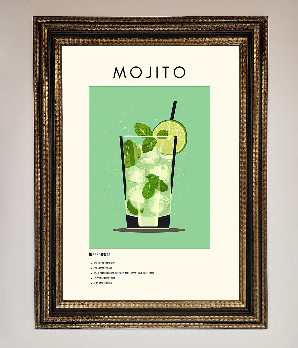 Mojito Framed Poster print