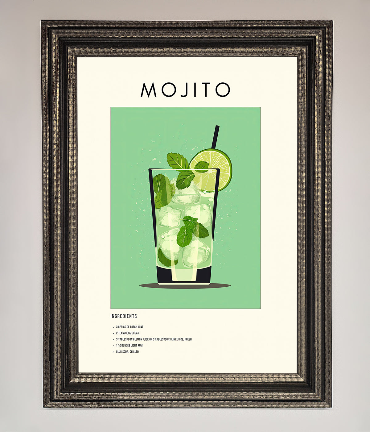 Mojito Framed Poster print