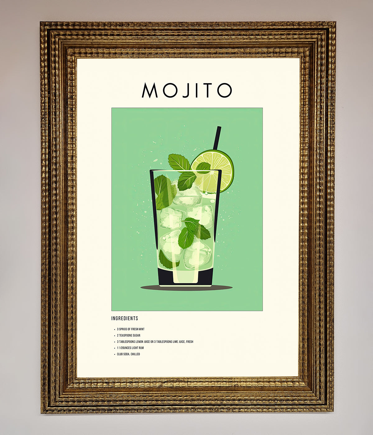 Mojito Framed Poster print