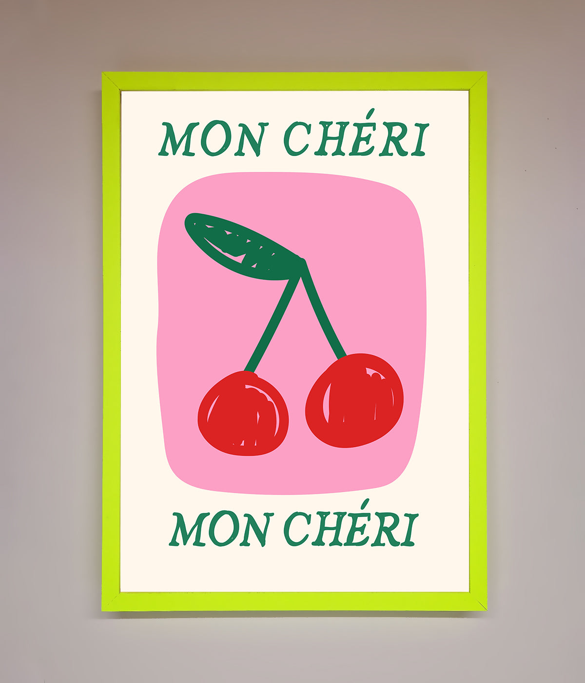 Mon Cheri Framed Poster print