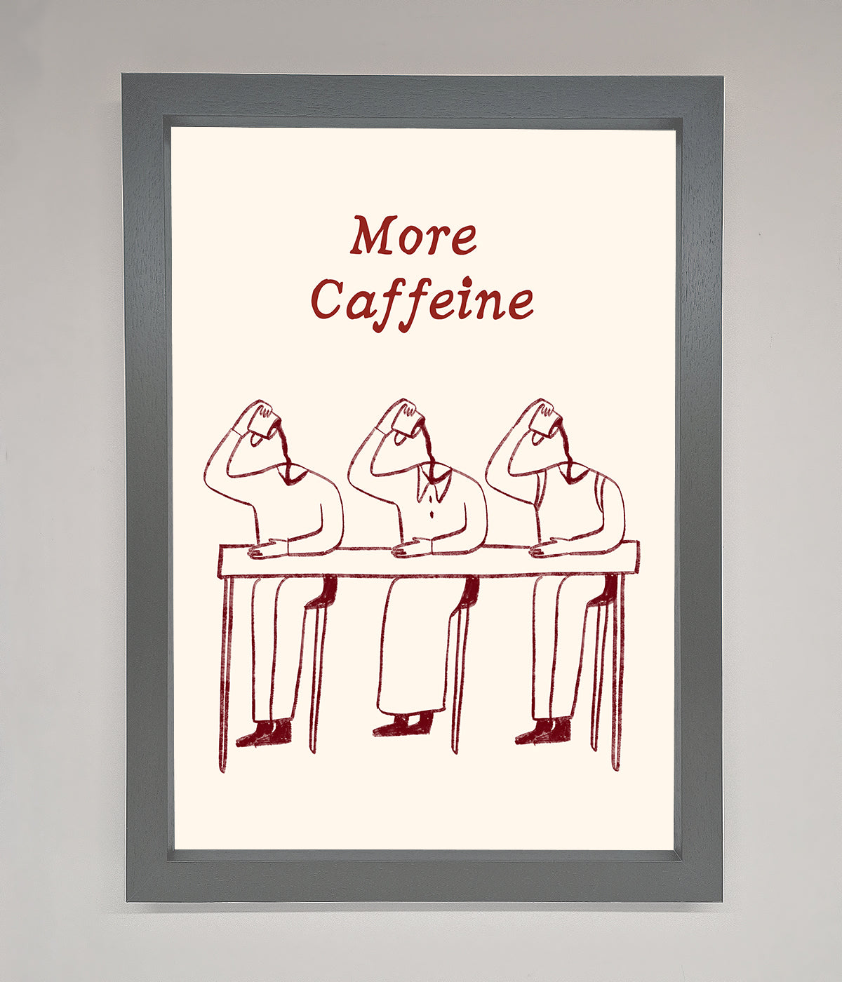 More Caffeine Framed Wall Art print