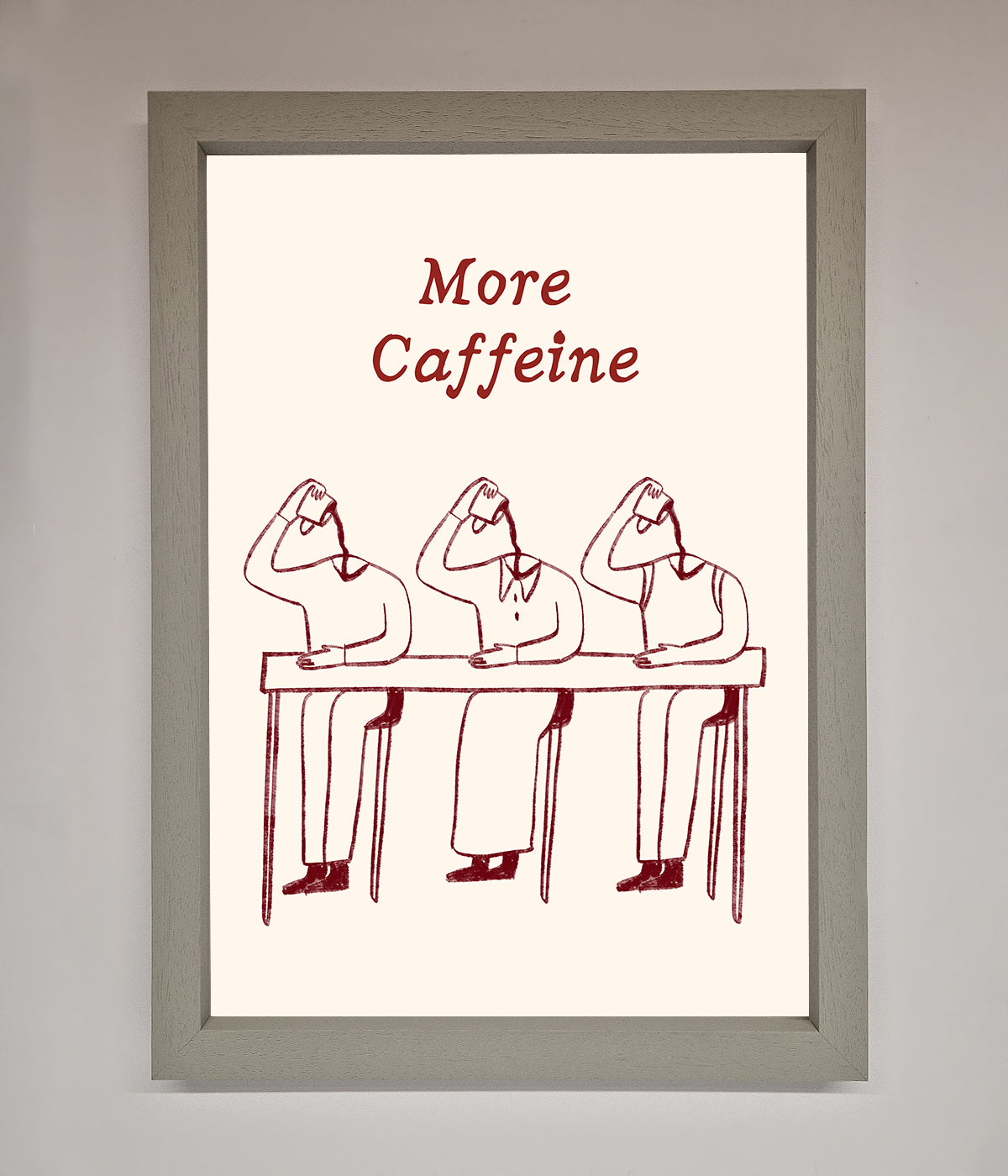 More Caffeine Framed Wall Art print