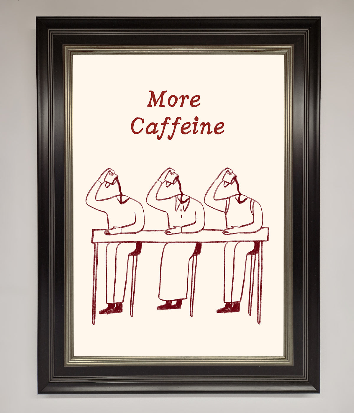 More Caffeine Framed Wall Art print