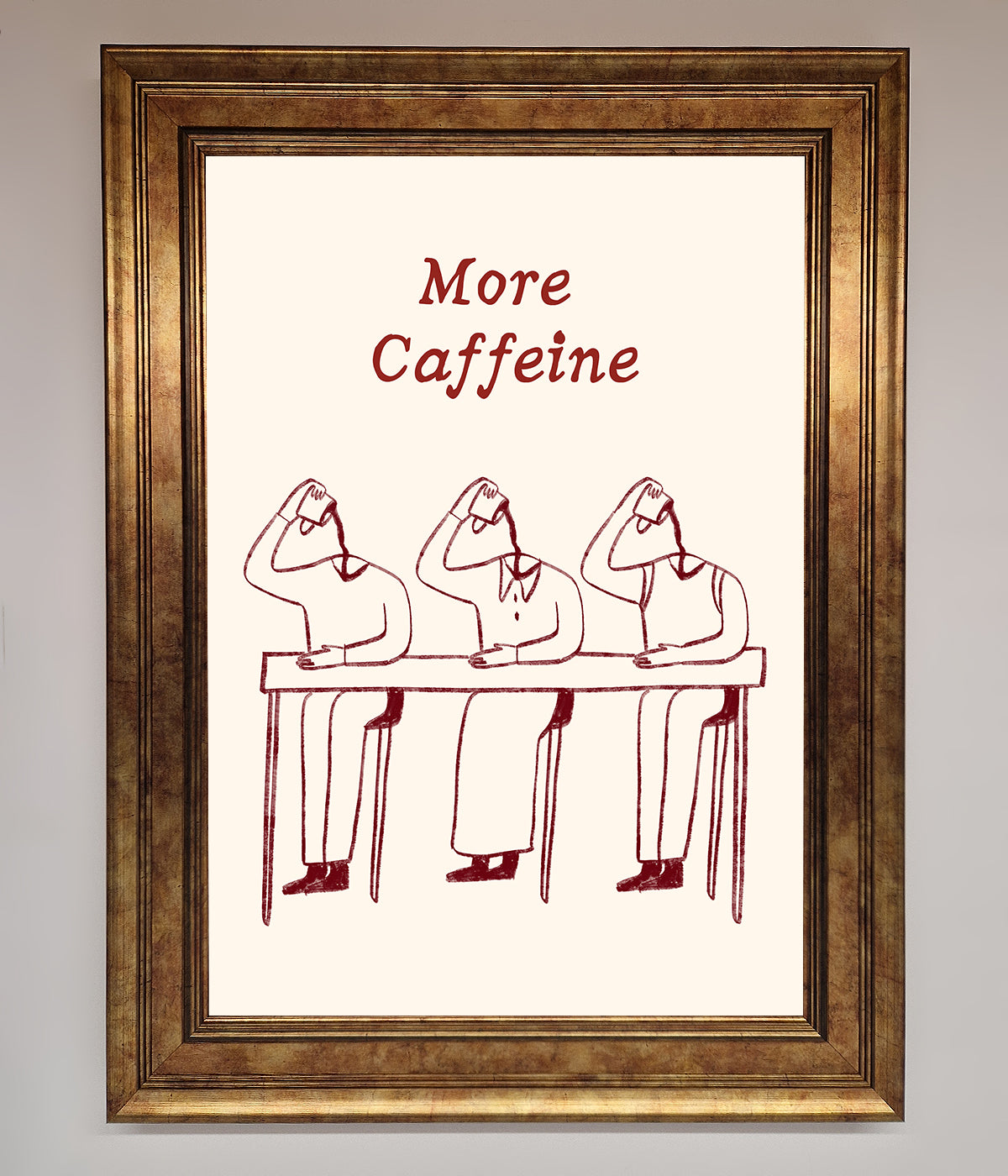 More Caffeine Framed Wall Art print