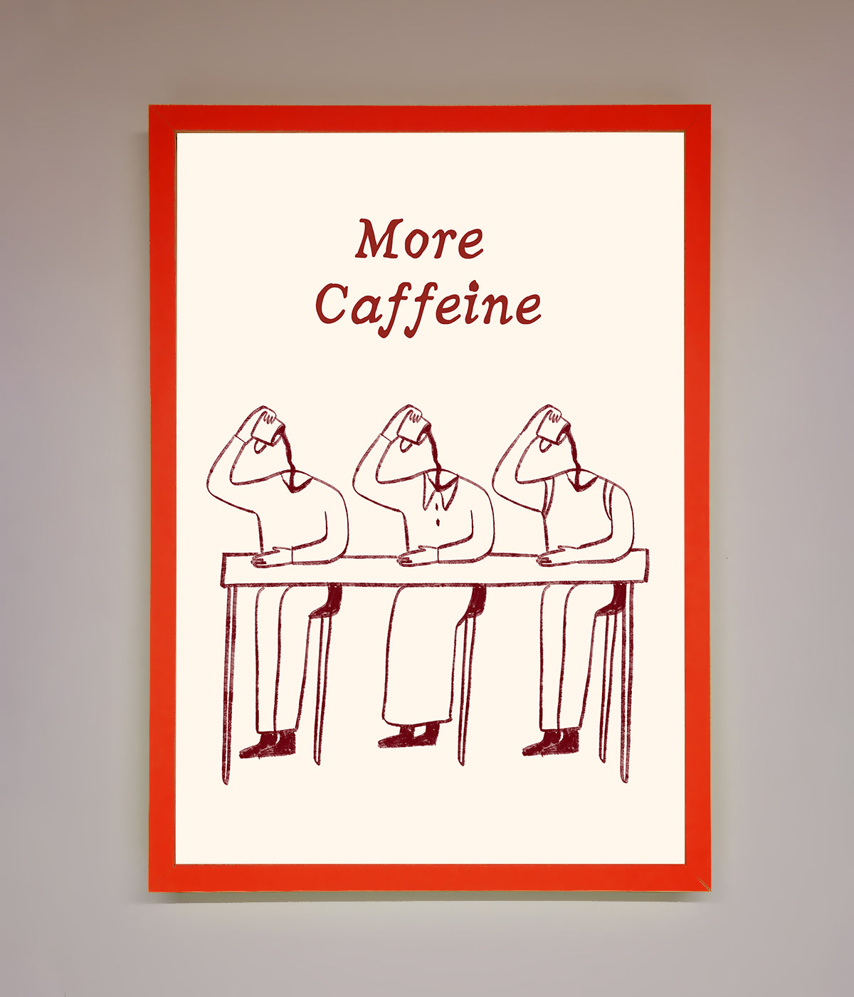 More Caffeine Framed Wall Art print