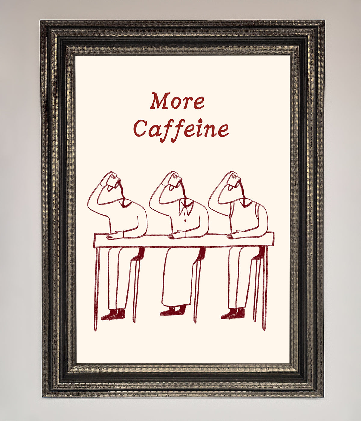 More Caffeine Framed Wall Art print