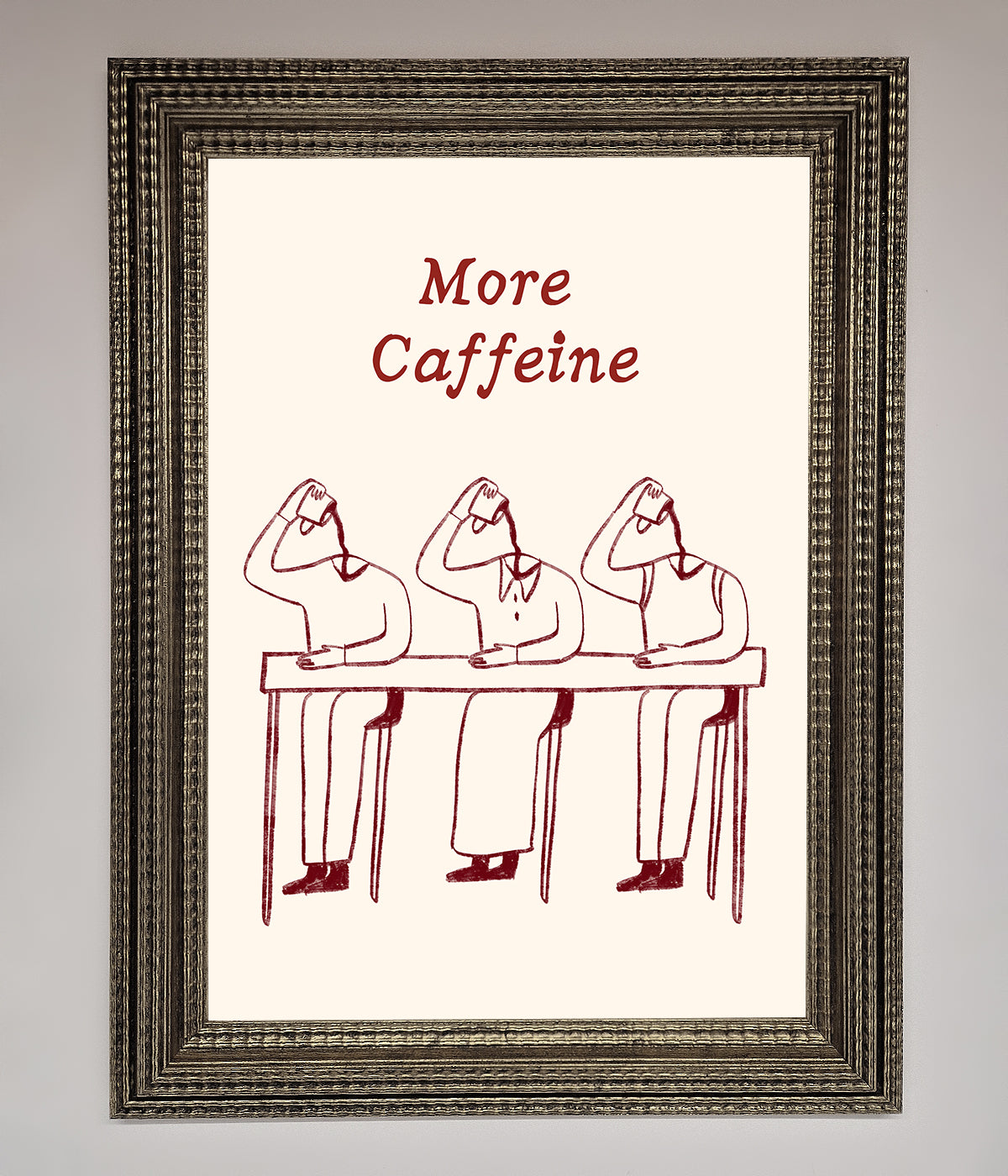 More Caffeine Framed Wall Art print