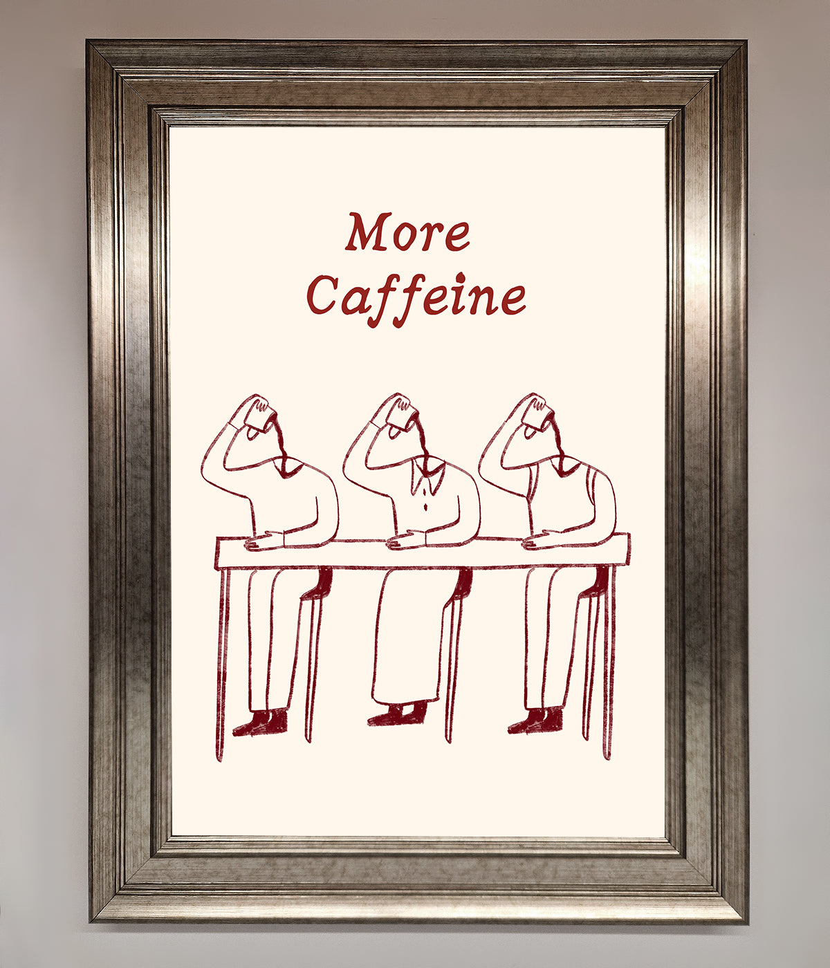 More Caffeine Framed Wall Art print