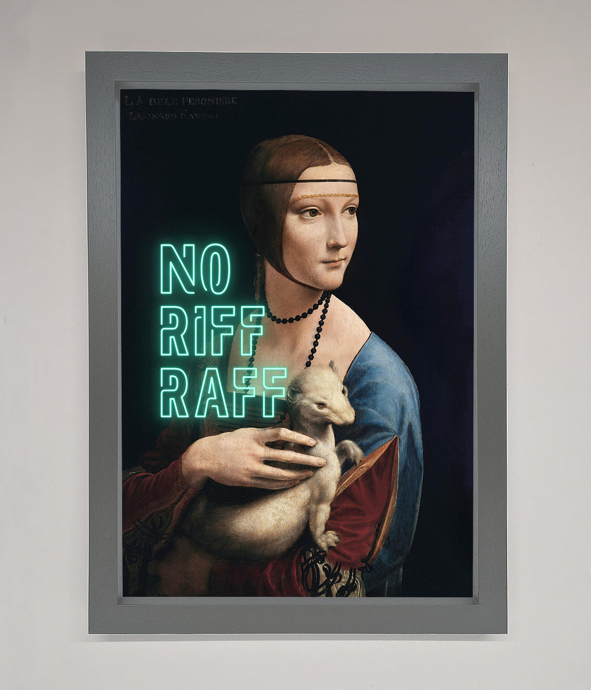 No Riff Raff Framed Print print