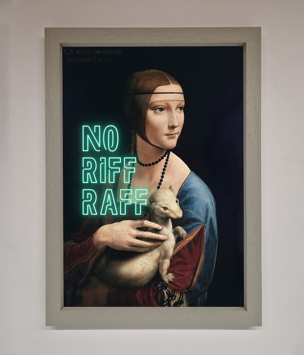 No Riff Raff Framed Print print