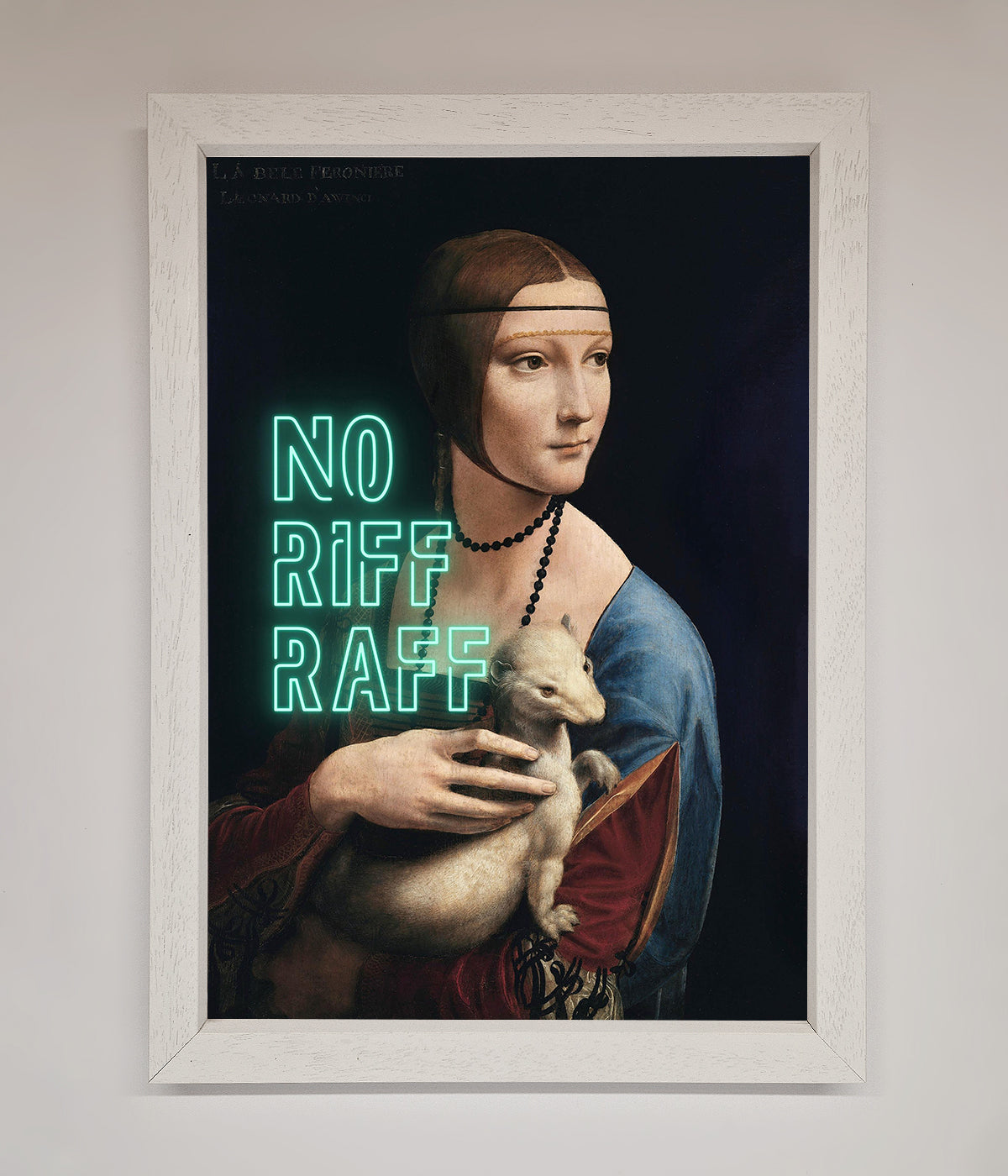 No Riff Raff Framed Print print