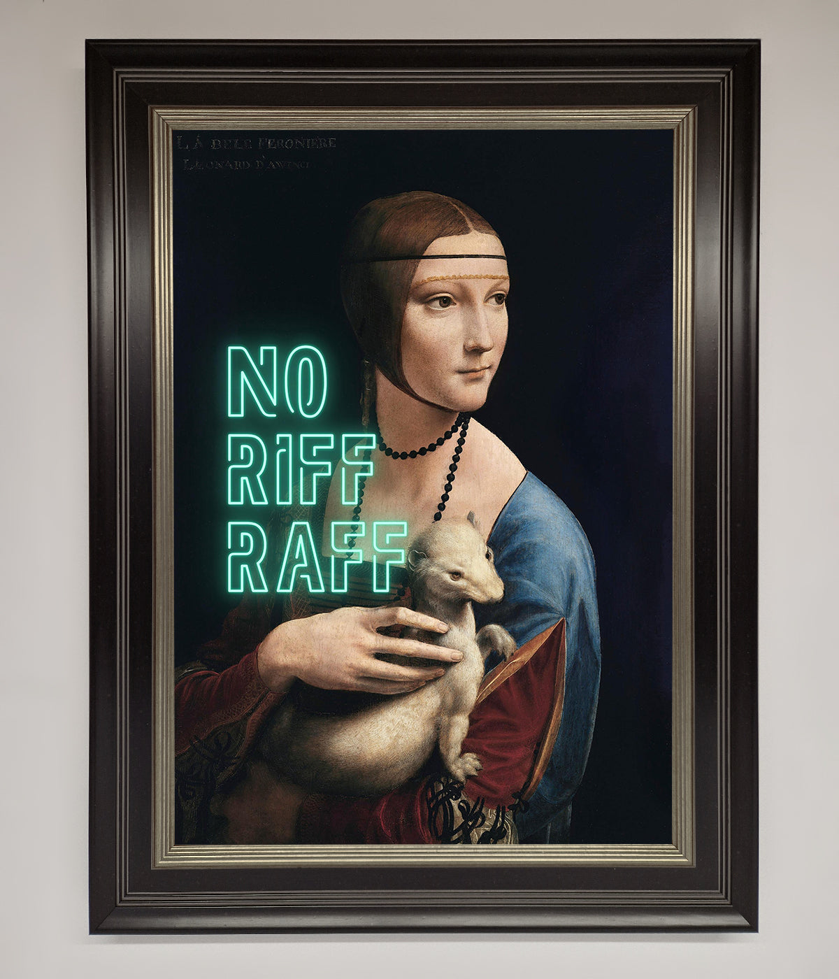 No Riff Raff Framed Print print