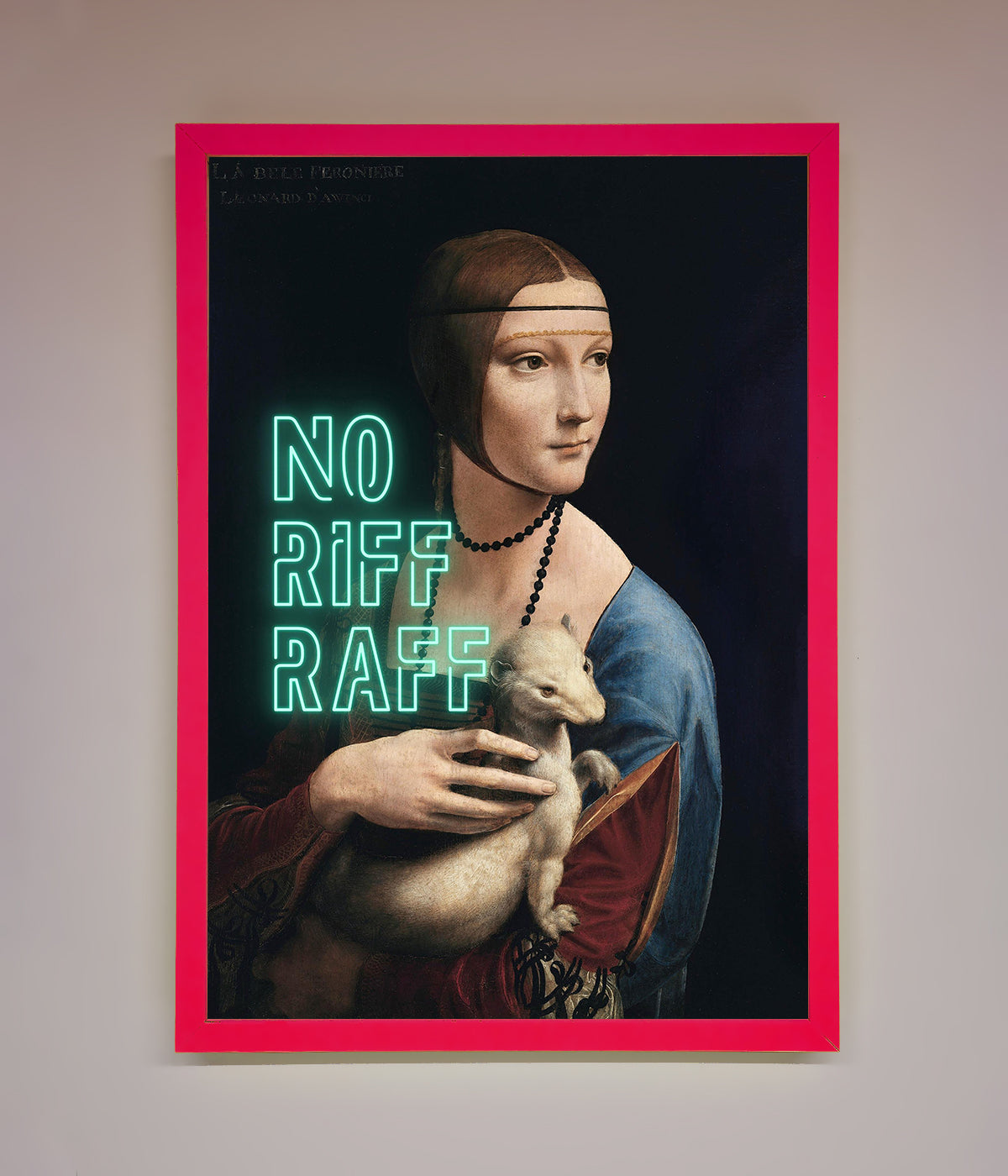 No Riff Raff Framed Print print