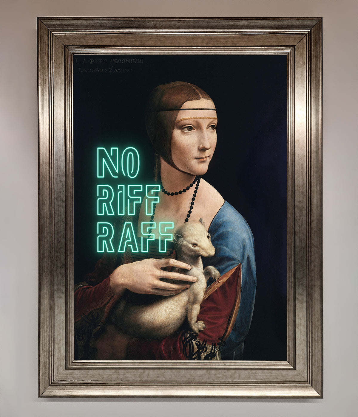 No Riff Raff Framed Print print