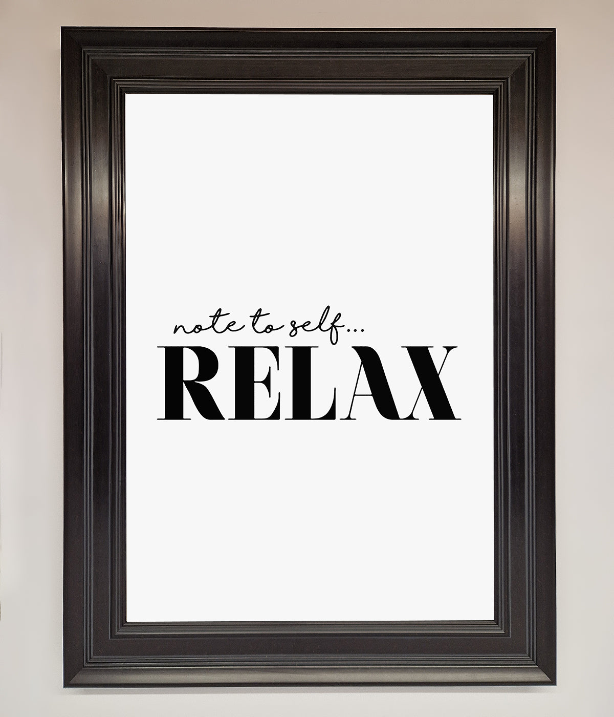 Not to Self Motivational quote Framed Wall Art print