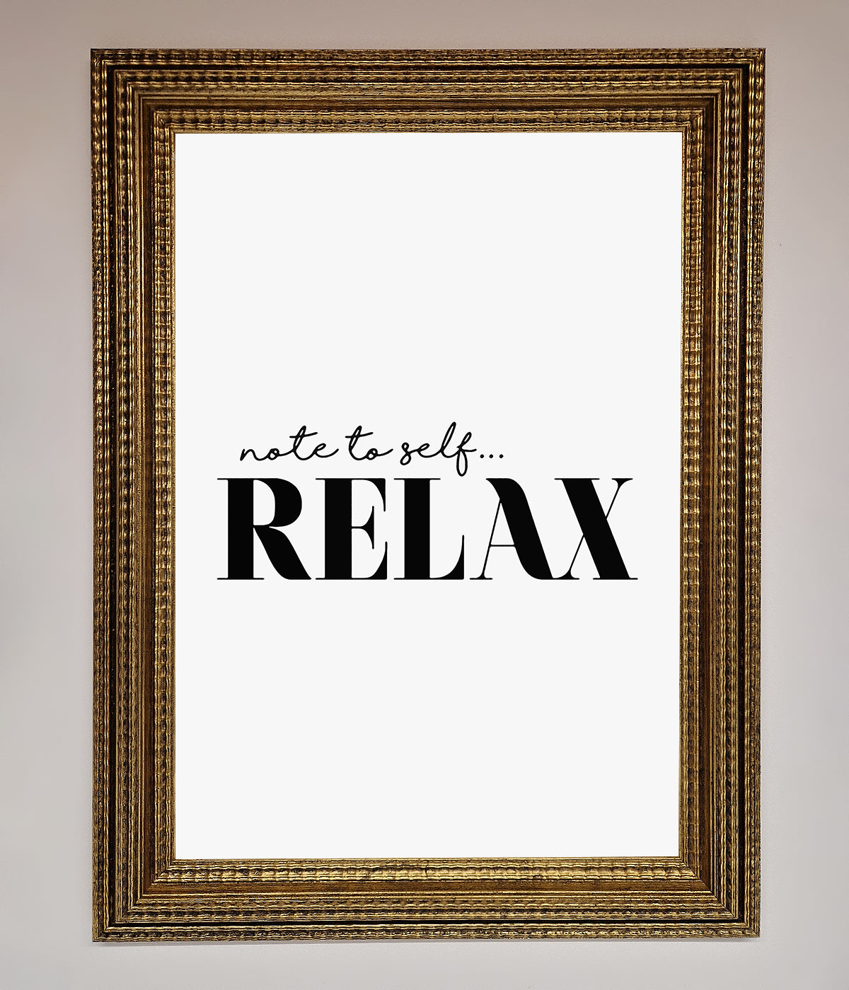 Not to Self Motivational quote Framed Wall Art print