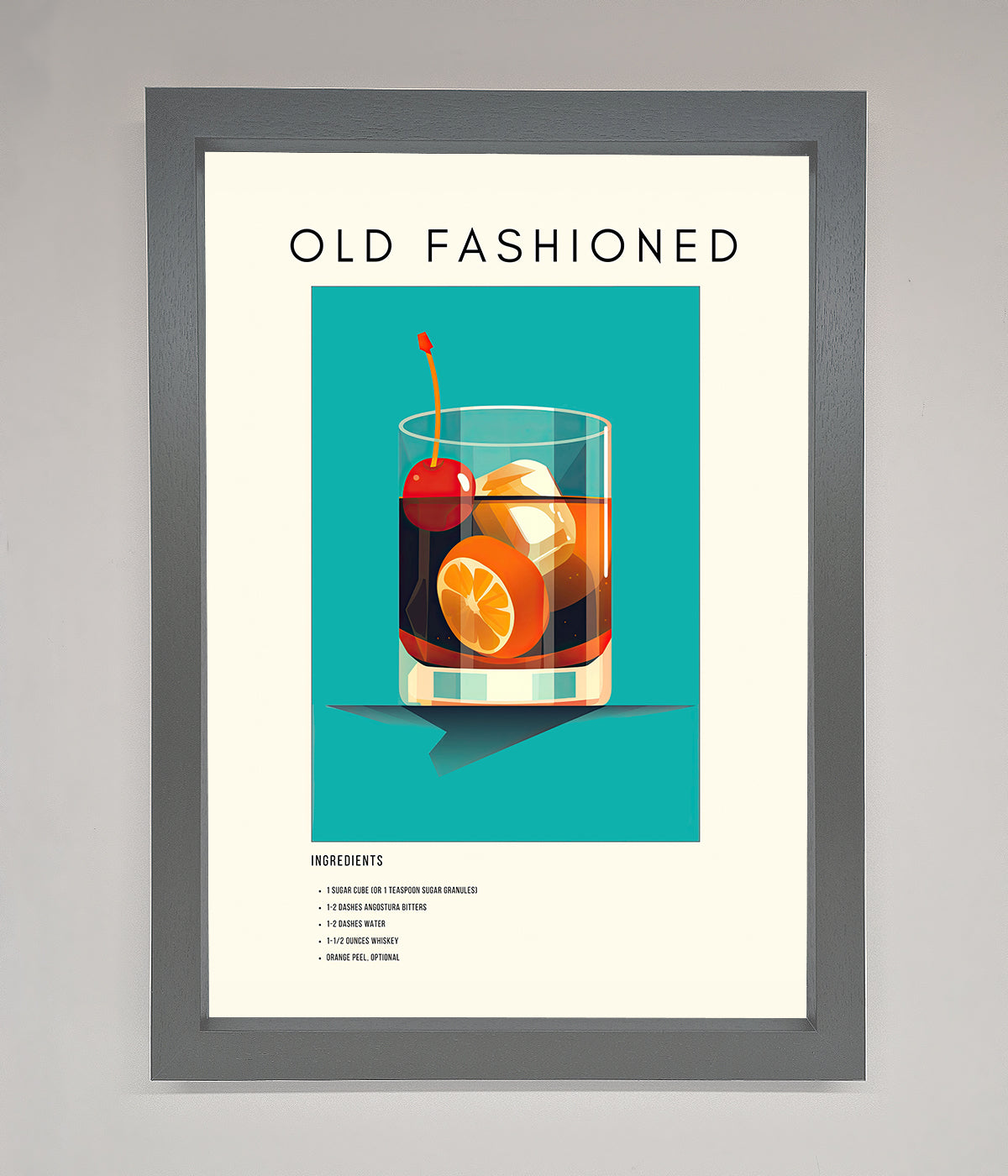 Old Fashioned Framed Print print