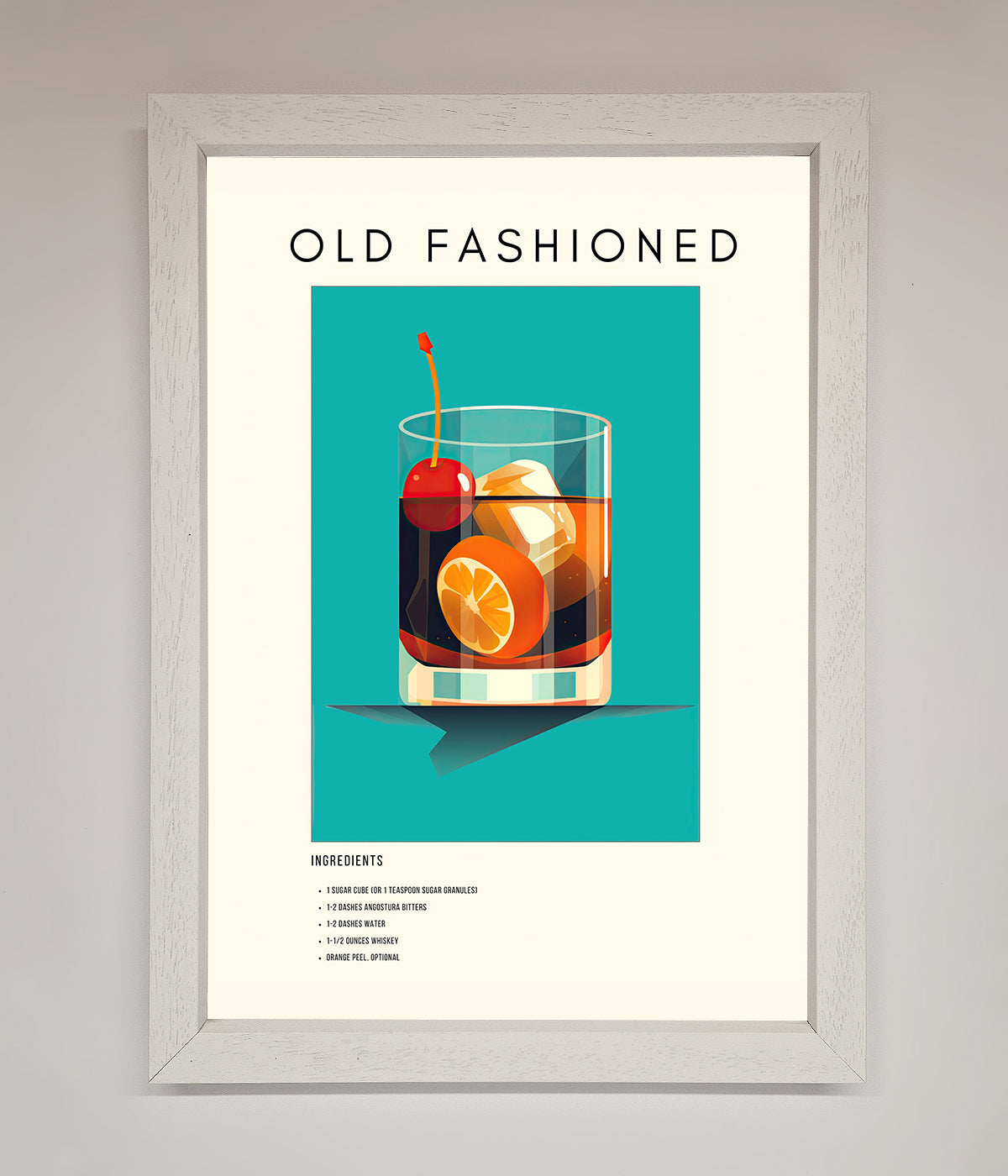 Old Fashioned Framed Print print