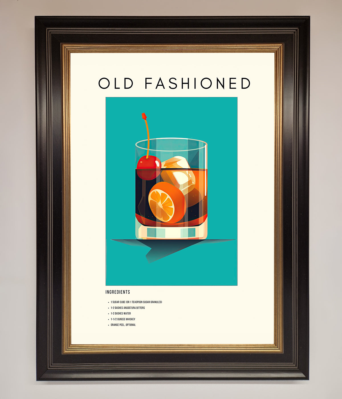 Old Fashioned Framed Print print