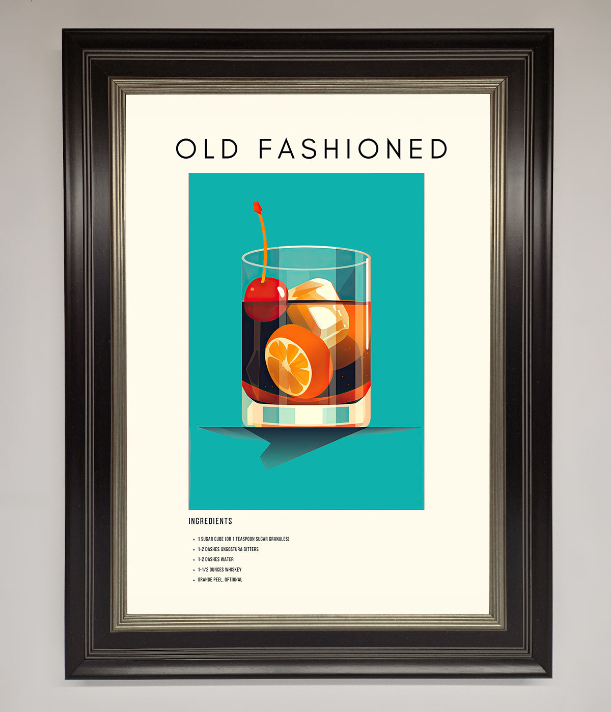 Old Fashioned Framed Print print