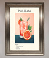 Paloma Cocktail Framed Poster print