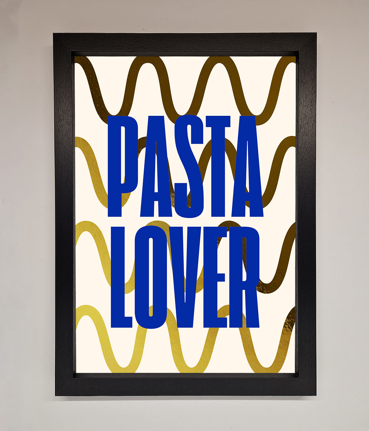 Pasta Lover Foil Print print