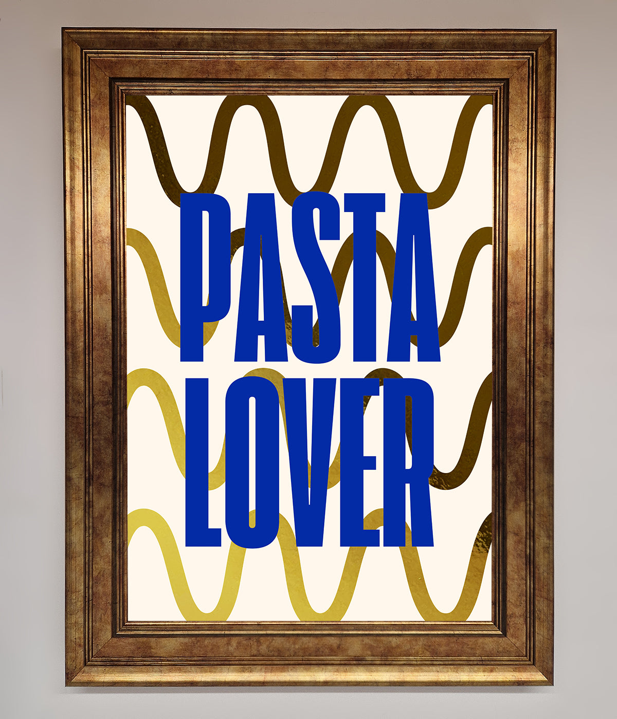 Pasta Lover Foil Print print