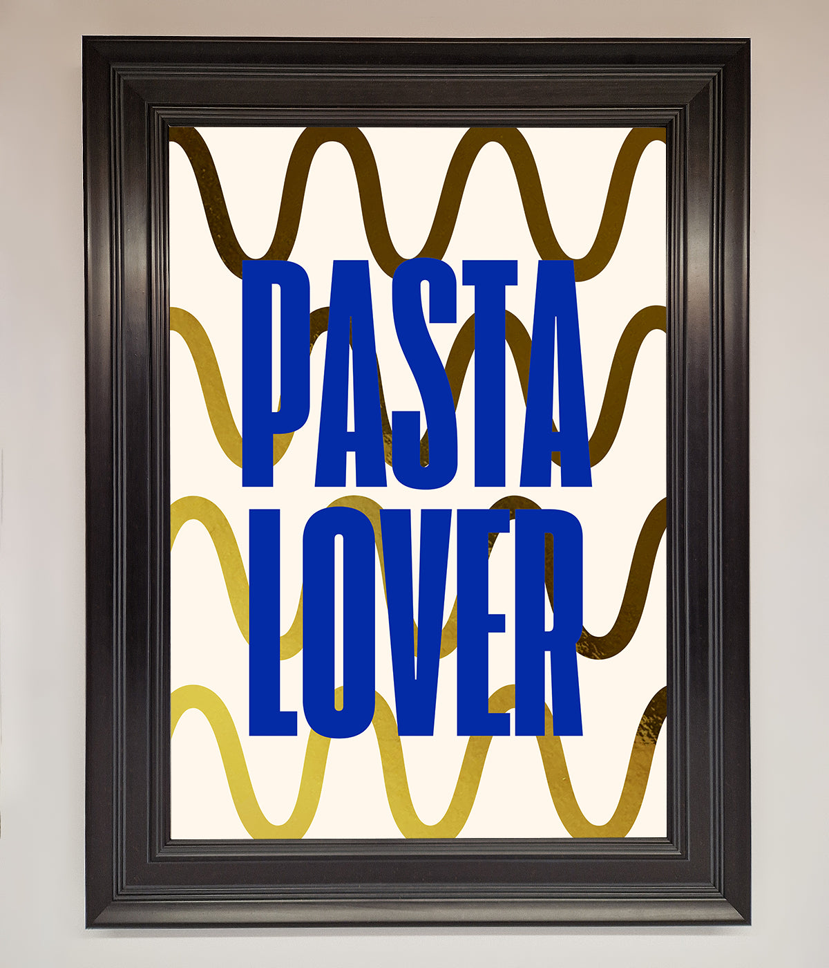 Pasta Lover Foil Print print