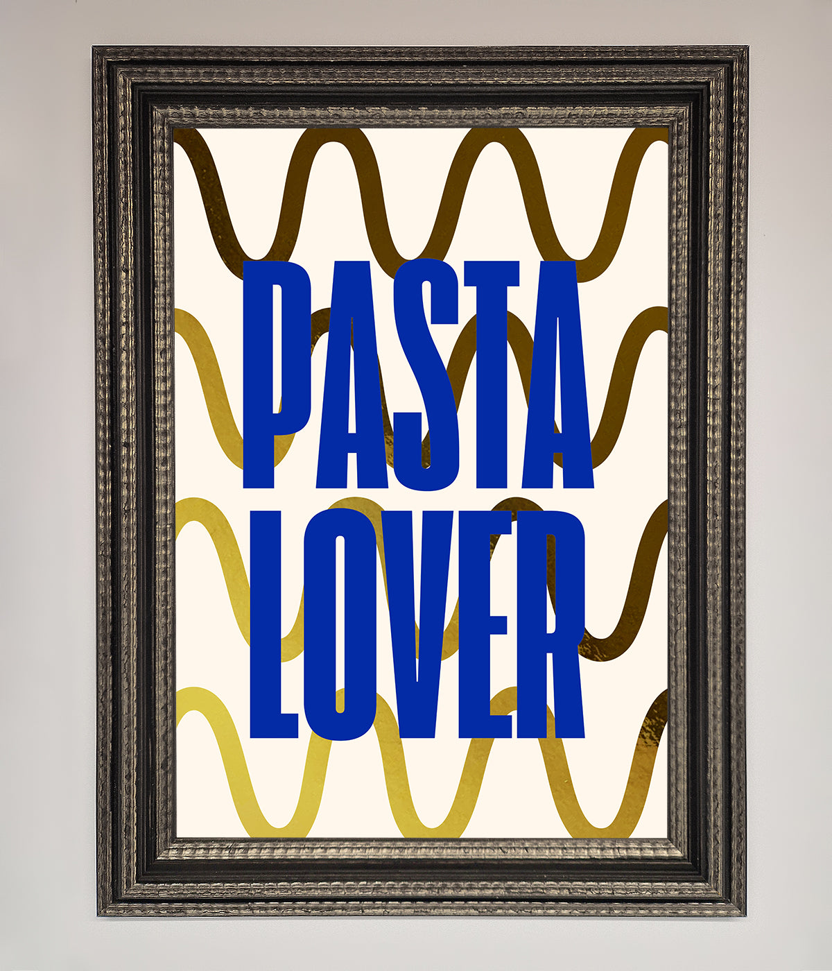 Pasta Lover Foil Print print