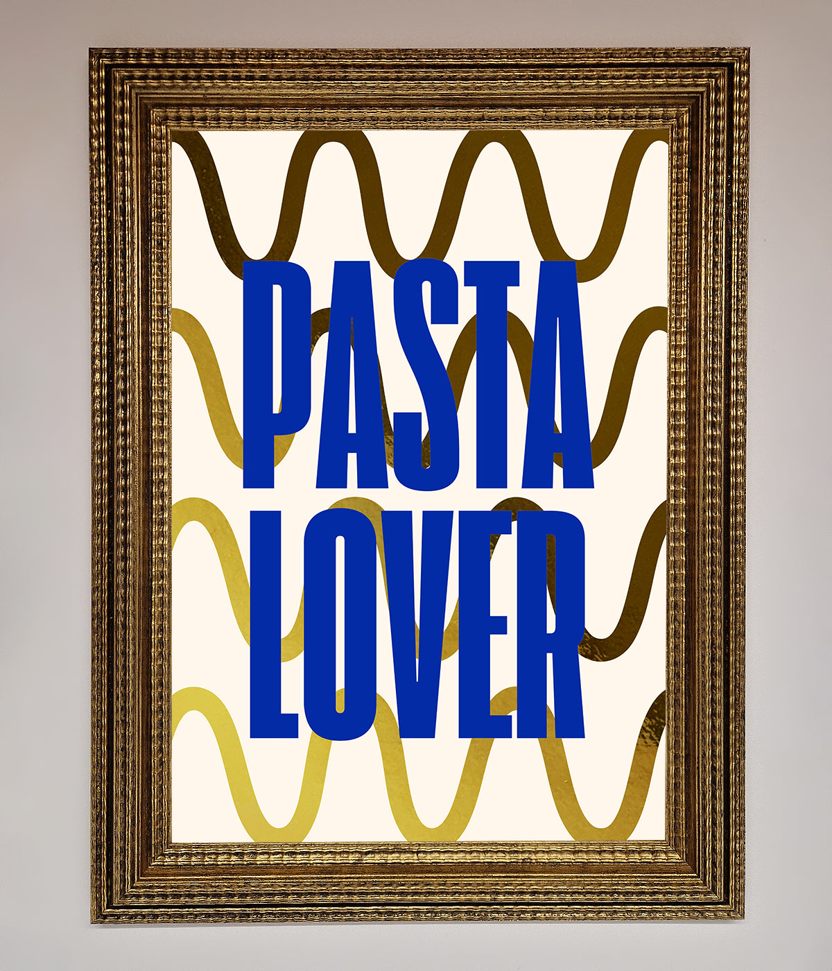 Pasta Lover Foil Print print