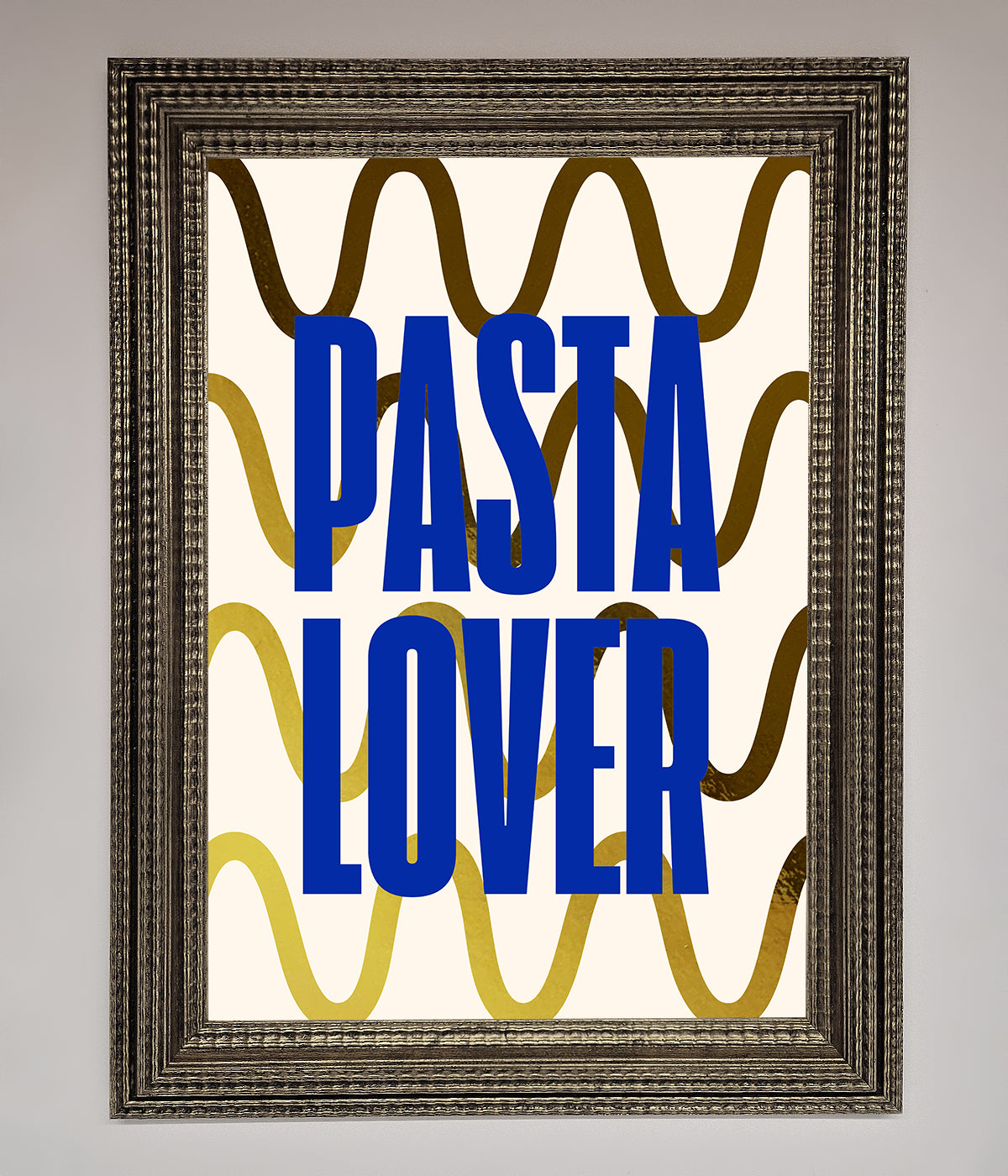 Pasta Lover Foil Print print