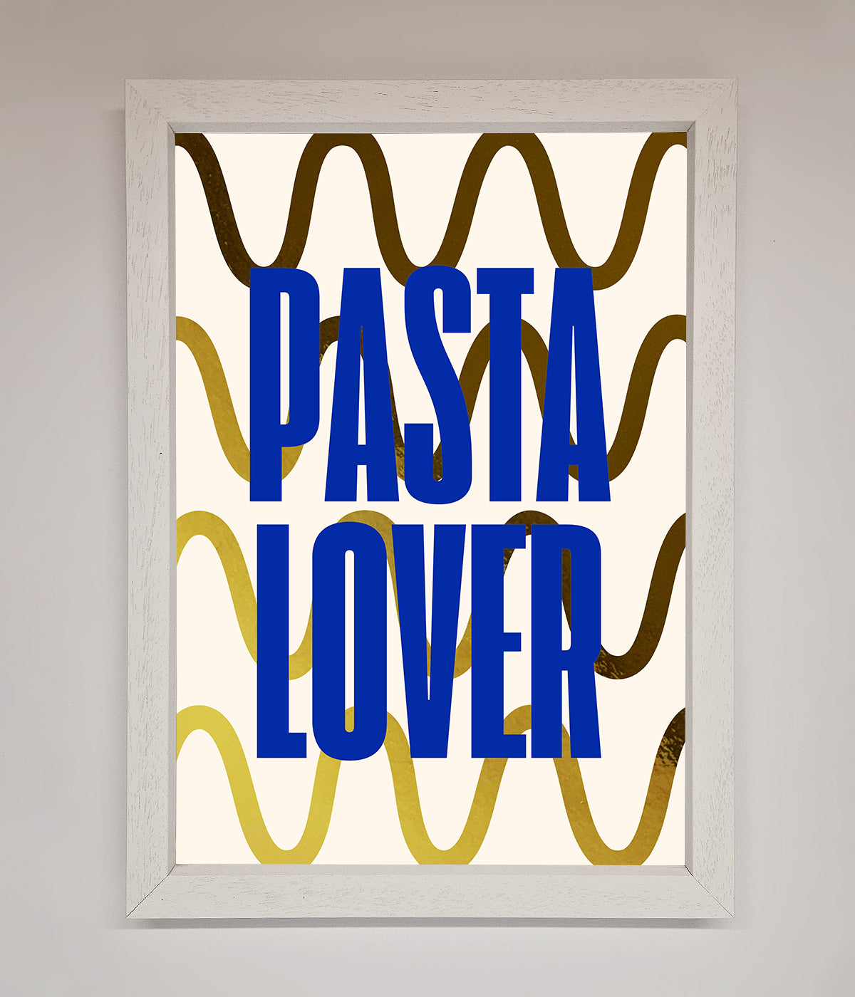 Pasta Lover Foil Print print