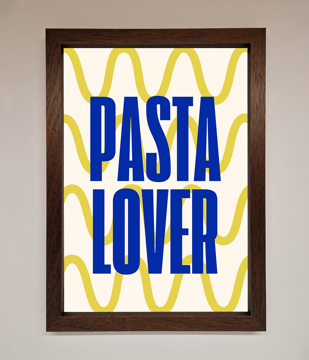 Pasta Lover Framed Wall Art print