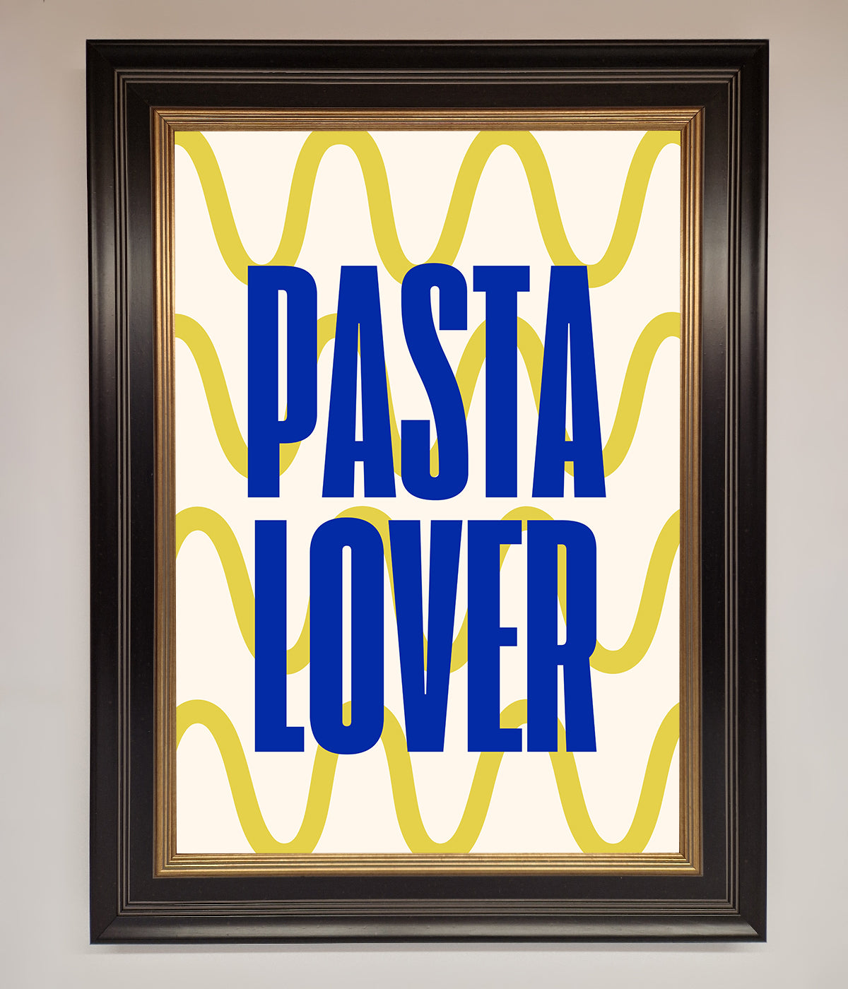 Pasta Lover Framed Wall Art print