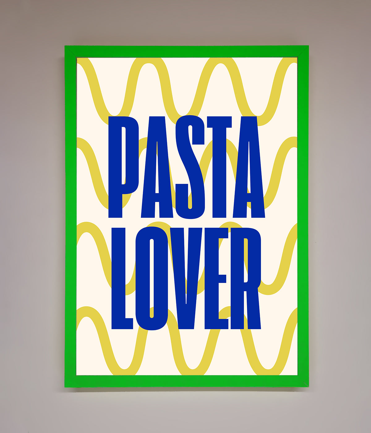 Pasta Lover Framed Wall Art print