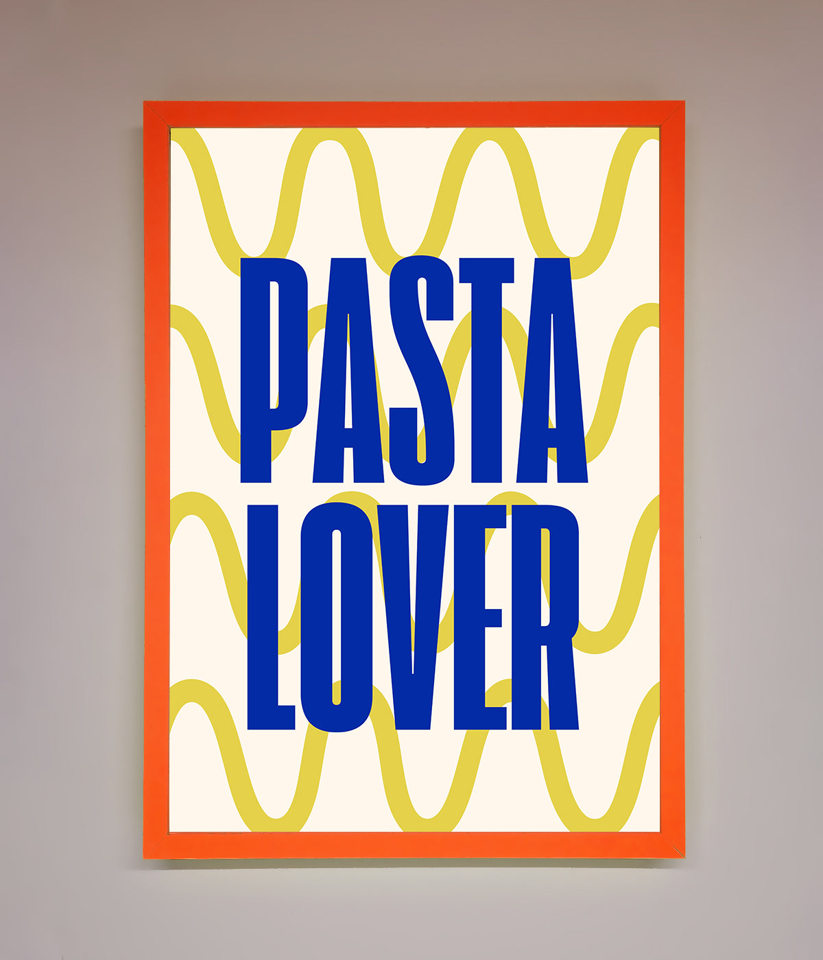 Pasta Lover Framed Wall Art print