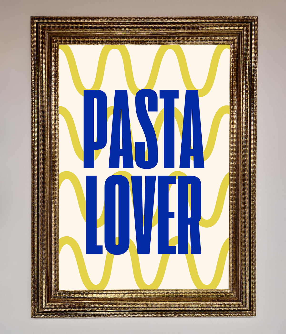 Pasta Lover Framed Wall Art print