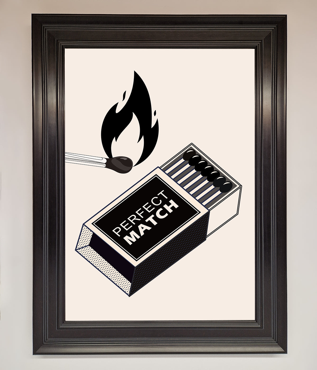 Perfect Match Framed Print print