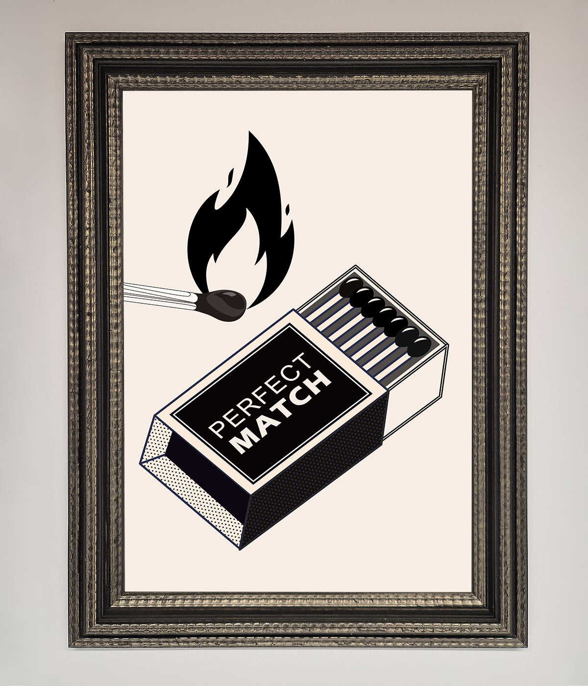 Perfect Match Framed Print print